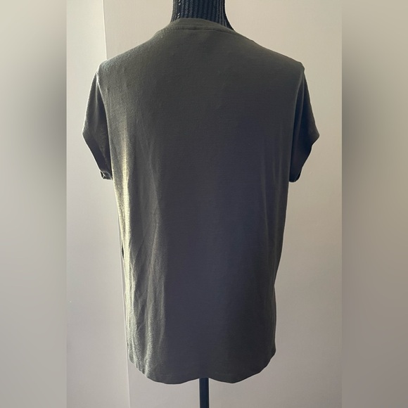 Orvis Green Thin Knit Short Sleeve Top Size Small - Picture 5 of 10